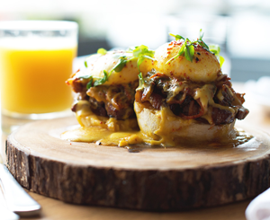 Pork Belly Eggs Benny